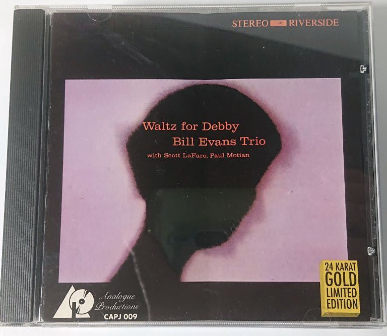 24K GOLD CD【Analogue Productions CAPJ 009】Bill Evans / Waltz for Debbyの画像1