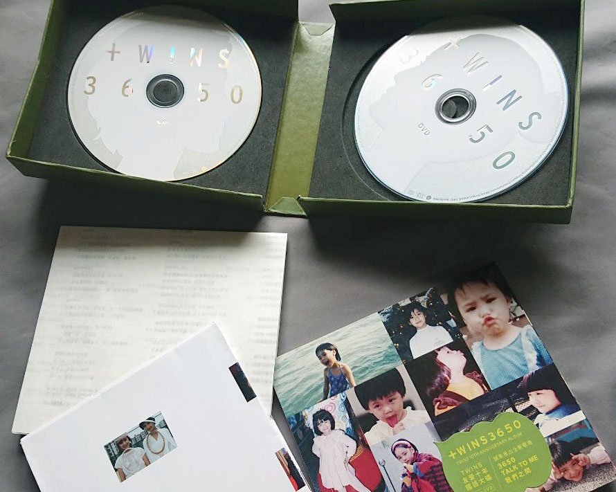 【CD+DVD】ツインズ TWINS ／ 3650 北京語アルバム 鍾欣潼 蔡卓妍の画像3