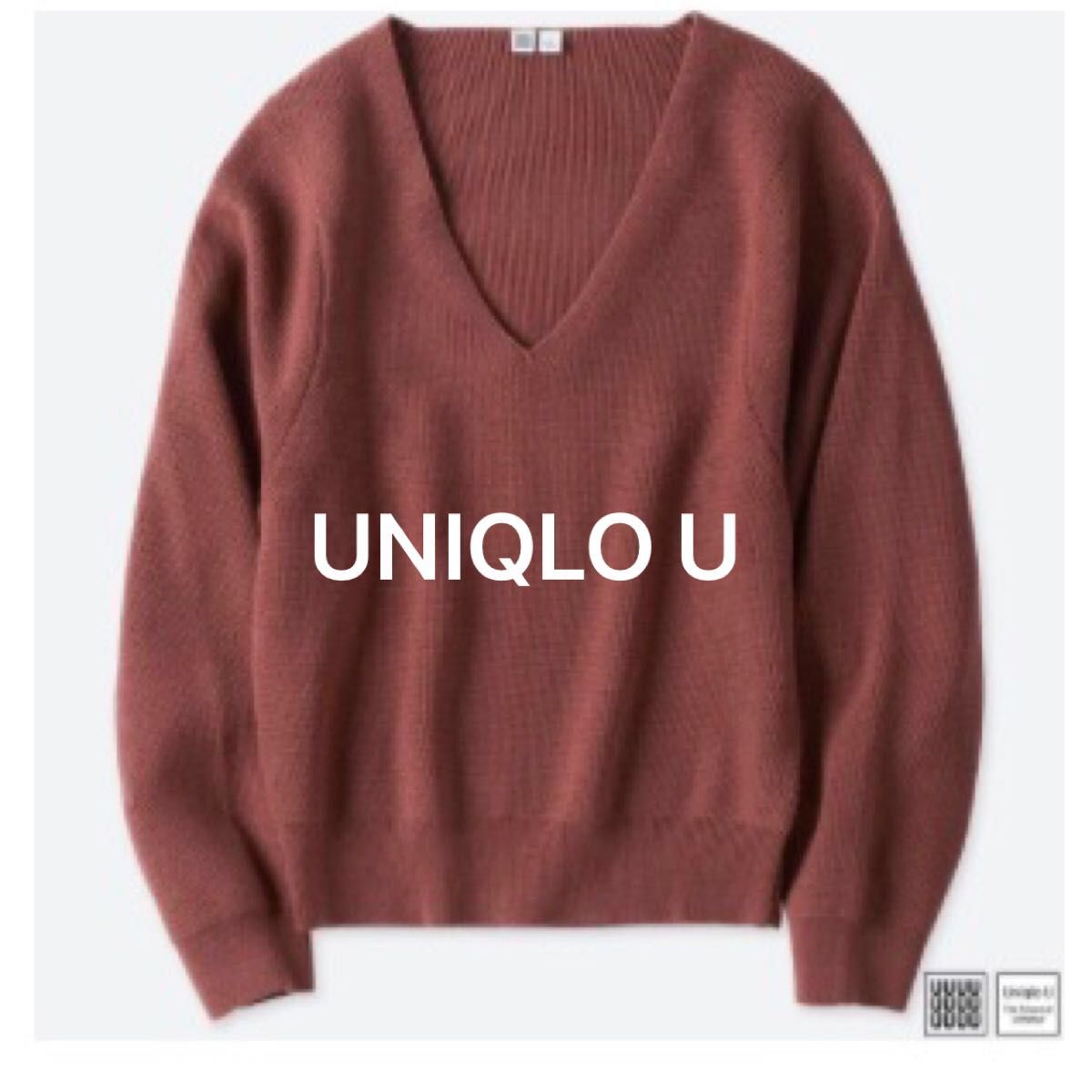 UNIQLO U  ユニクロユー  メリノブレンドVネックセーター　(長袖) Sサイズ