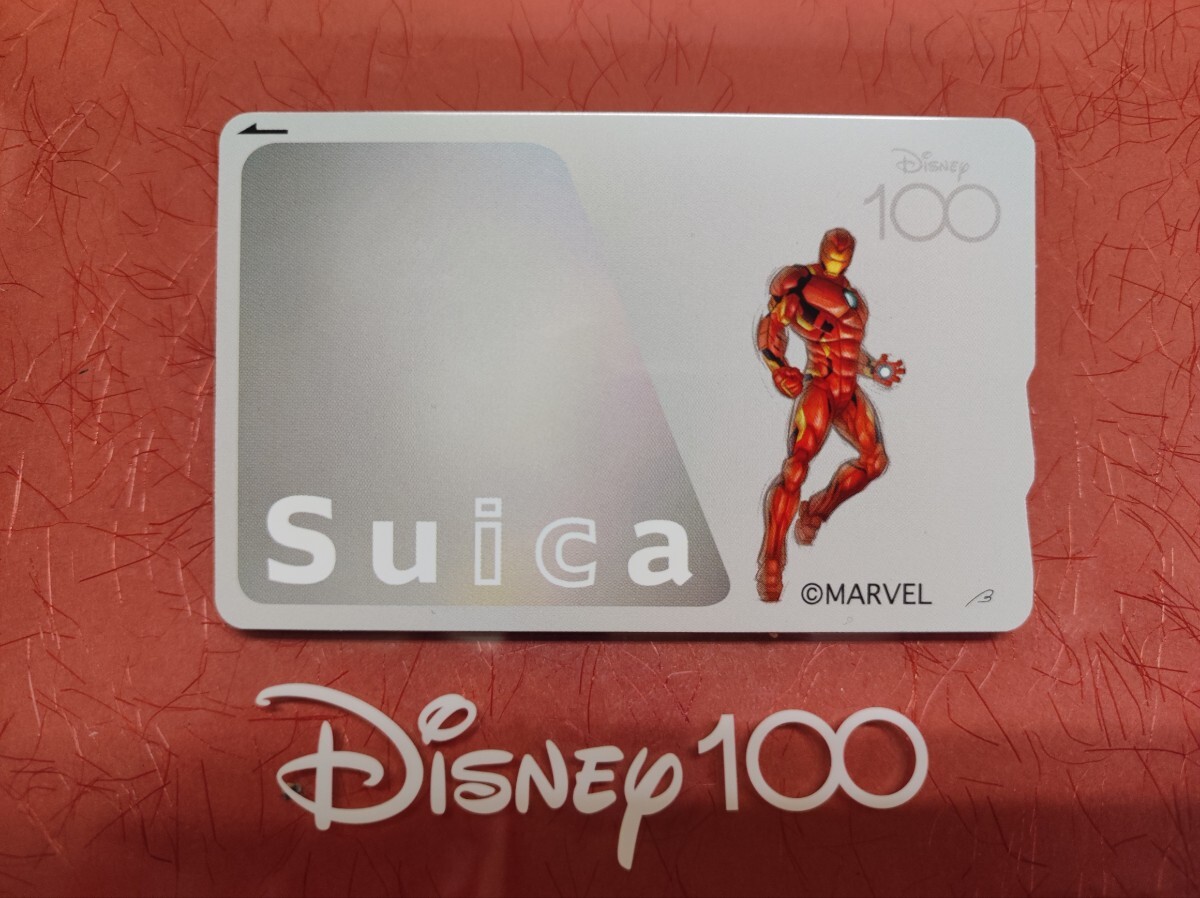 新品未使用送料込み ディズニー Disney100 記念Suica バラ売り「アイアンマン」です の画像1