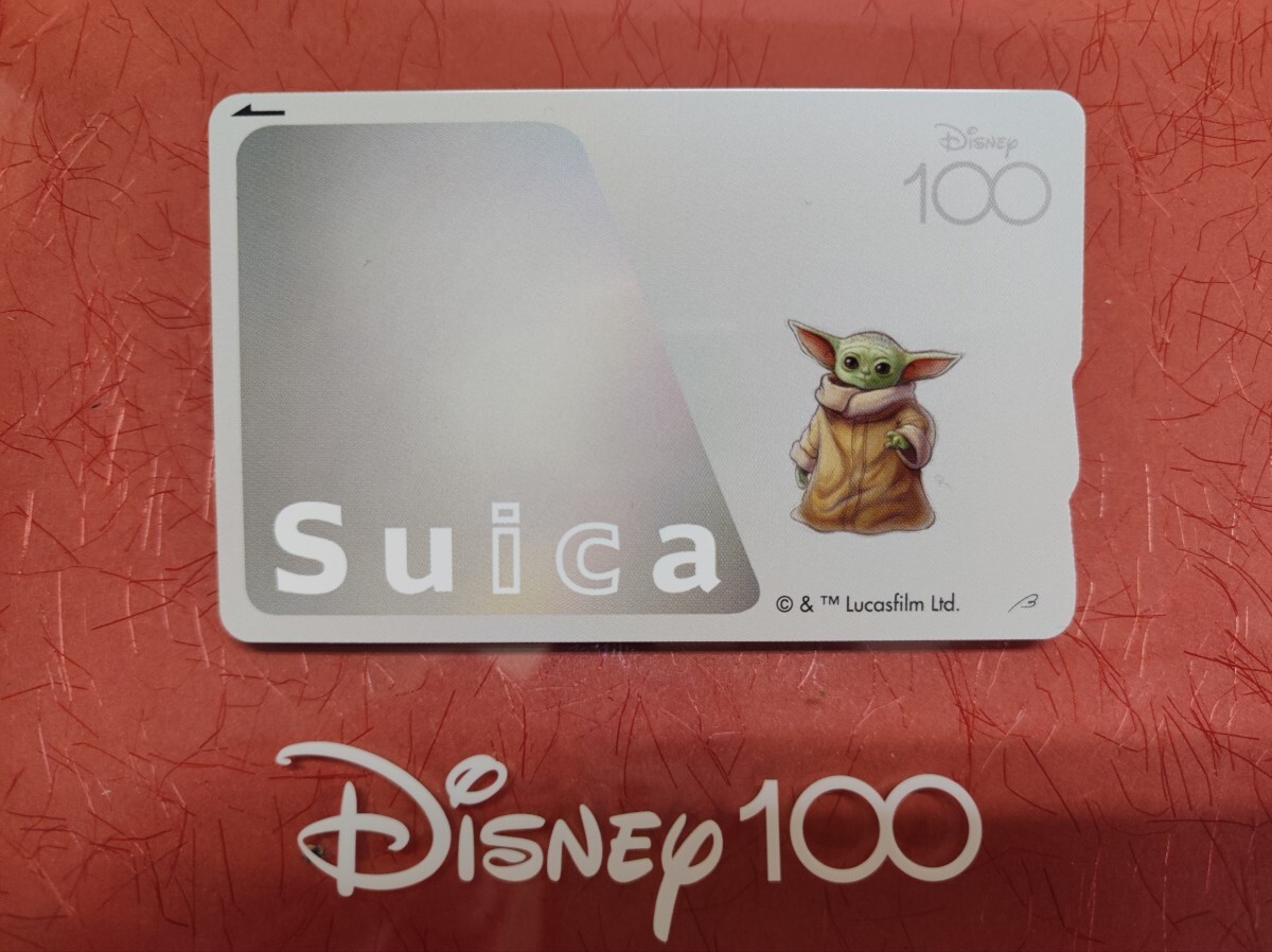 新品未使用送料込み　ディズニー Disney100 記念Suica バラ売り「ザ・マンダロリアン　ザ・チャイルド　ベビーヨーダ」です_画像1