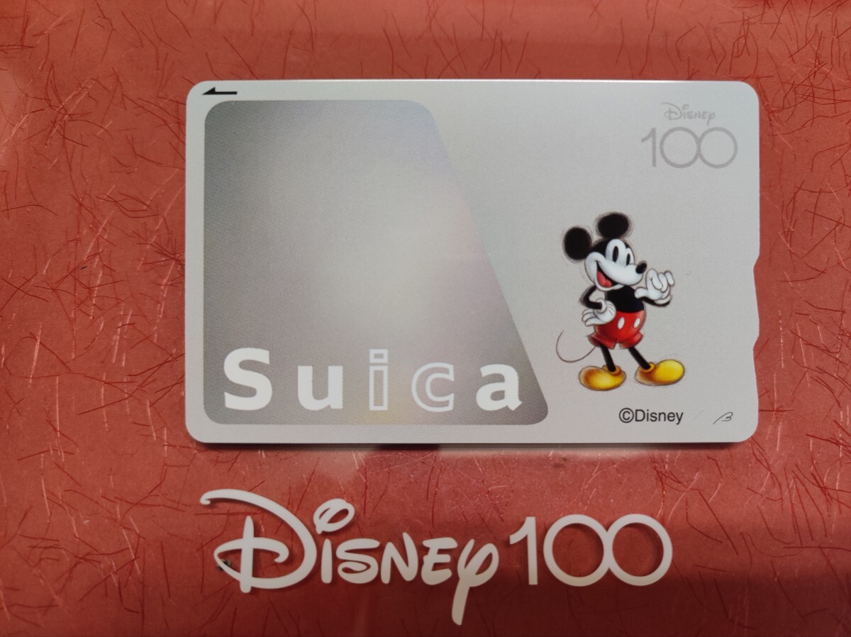 新品未使用送料込み ディズニー Disney100 記念Suica バラ売り「ミッキー」ですの画像1