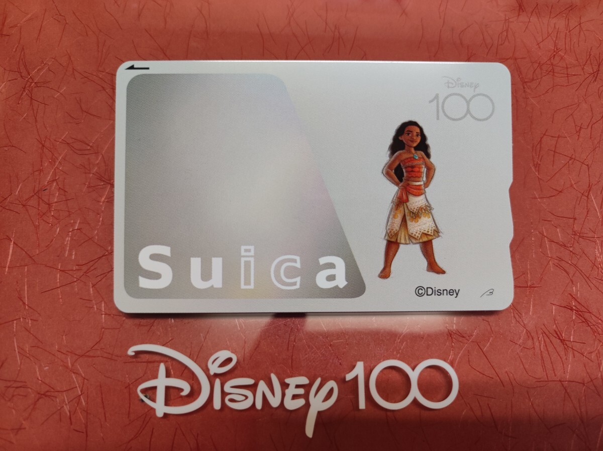 新品未使用送料込み ディズニー Disney100 記念Suica バラ売り「モアナと伝説の海：モアナ」ですの画像1