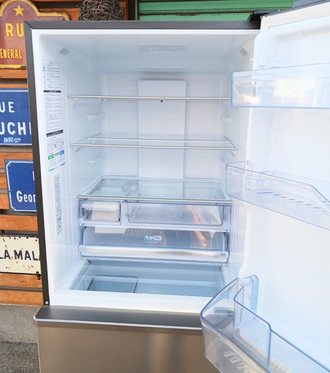 美品☆AQUA アクア 4ドア ノンフロン冷凍冷蔵庫 AQR-V43M 2022年製 430L Delieシリーズ 右開き 自動製氷 見える野菜室_画像6