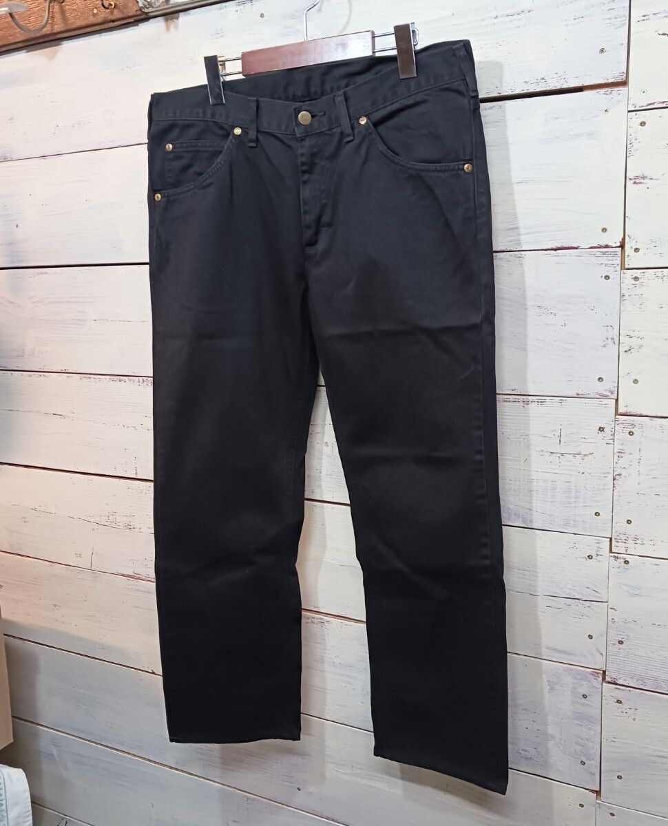 Lee Lee черный Denim брюки american стандартный атлас 02050 SATEEN WESTERNER тугой распорка сделано в Японии мужской 34