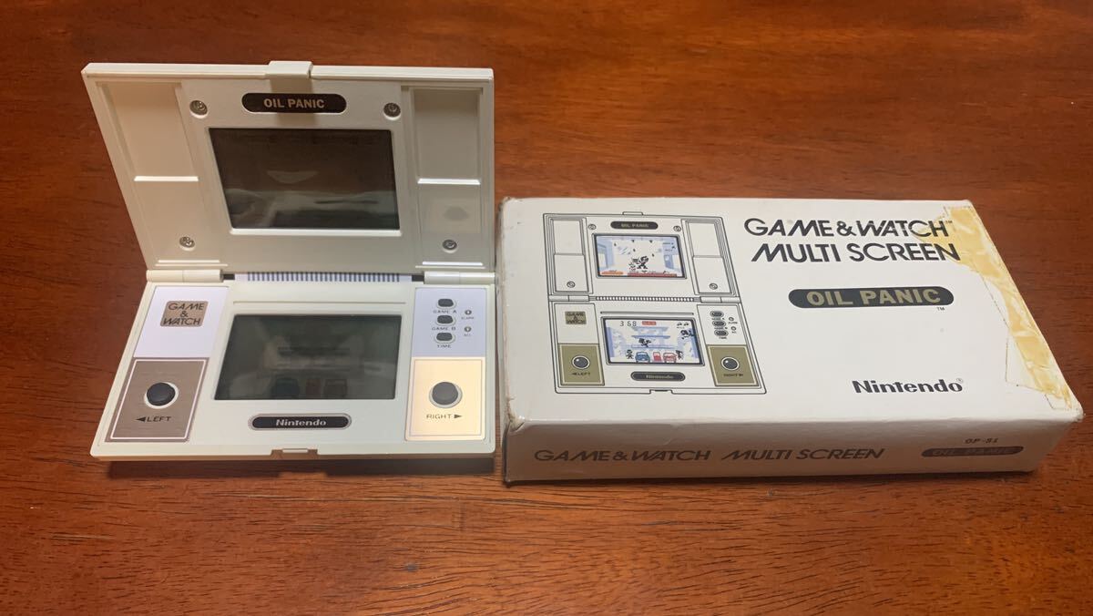 Nintendo game and watch oil Panic 