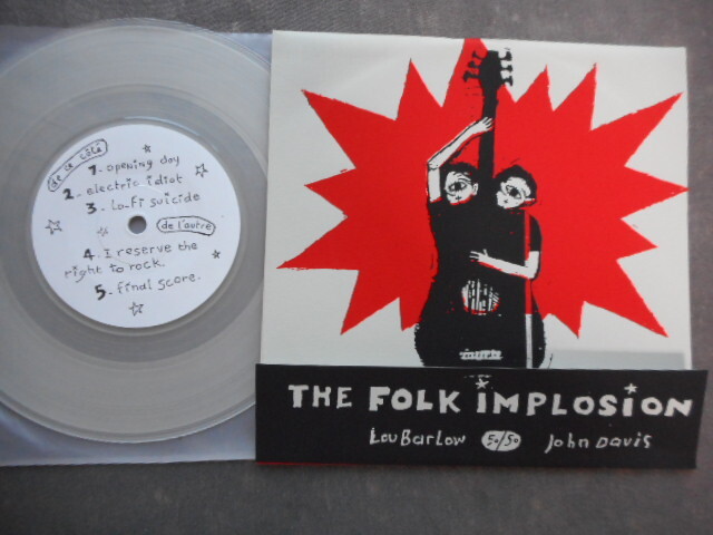 352 【EP】 The Folk Implosion／Electric Idiot EP／レーベル:Ubik UBIK 002／US盤　_画像1
