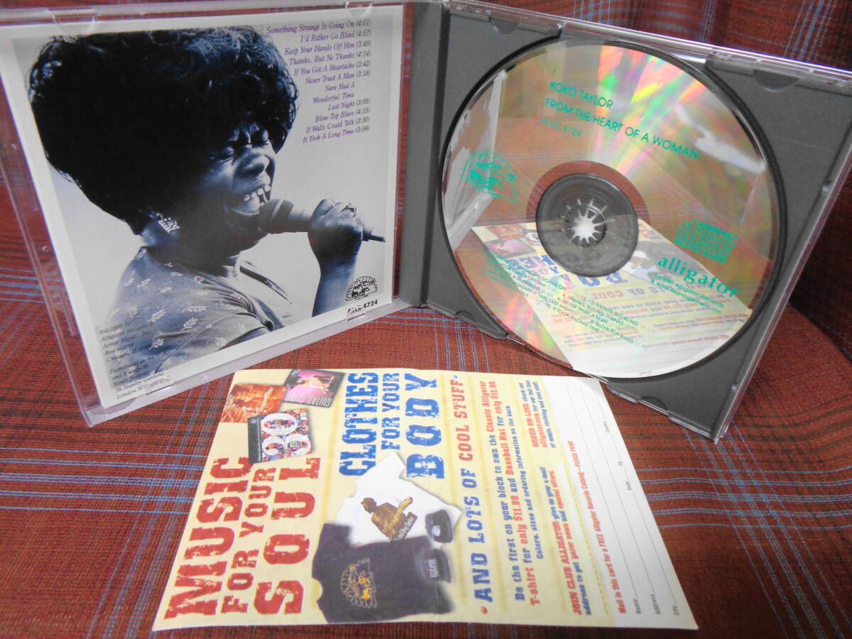 A#3732*◇CD◇ ココ・テイラー - From The Heart Of A Woman KOKO TAYLOR Alligator Records ALCD 4724_画像2