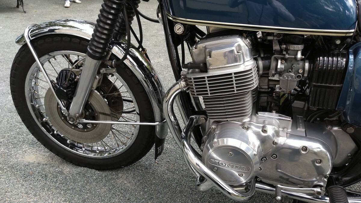 ホンダ CB750 four K1 国内物（希少）美品 初年度1971年1月(K1専用カラー ポリネシアン ブルーメタリック） の画像3