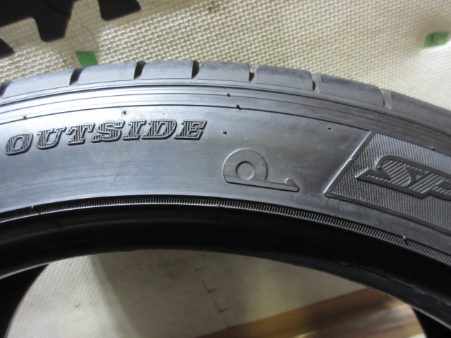 中古タイヤ　245/40R19 ／ 245/40RF19　ダンロップ　SP SPORT MAXX 050 DSST CTT　6分山　2019年式　4本セット_画像9