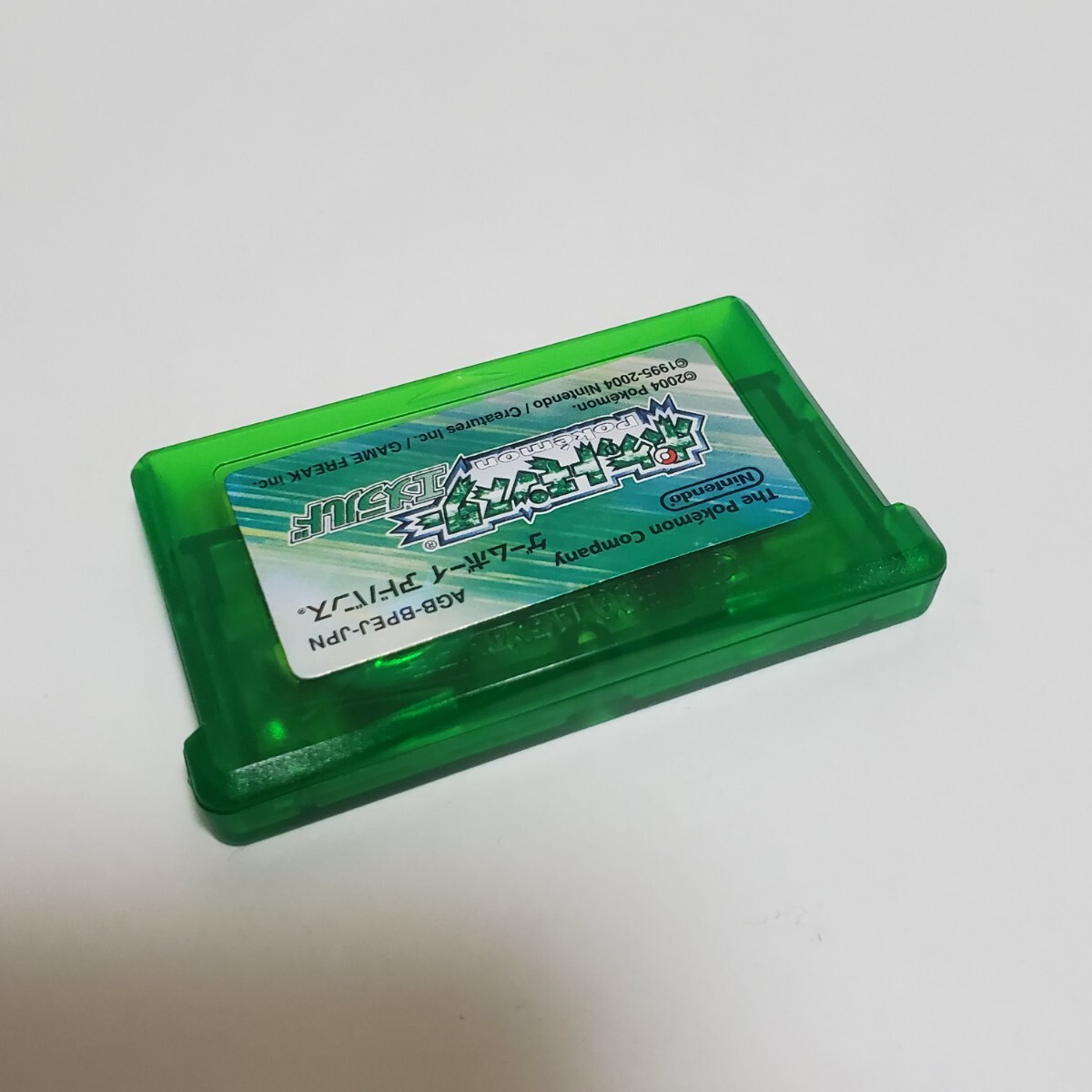 GBA ゲームボーイアドバンス ポケットモンスター エメラルド ソフト カセット 動作確認済み 人気ソフト ポケモン_画像2