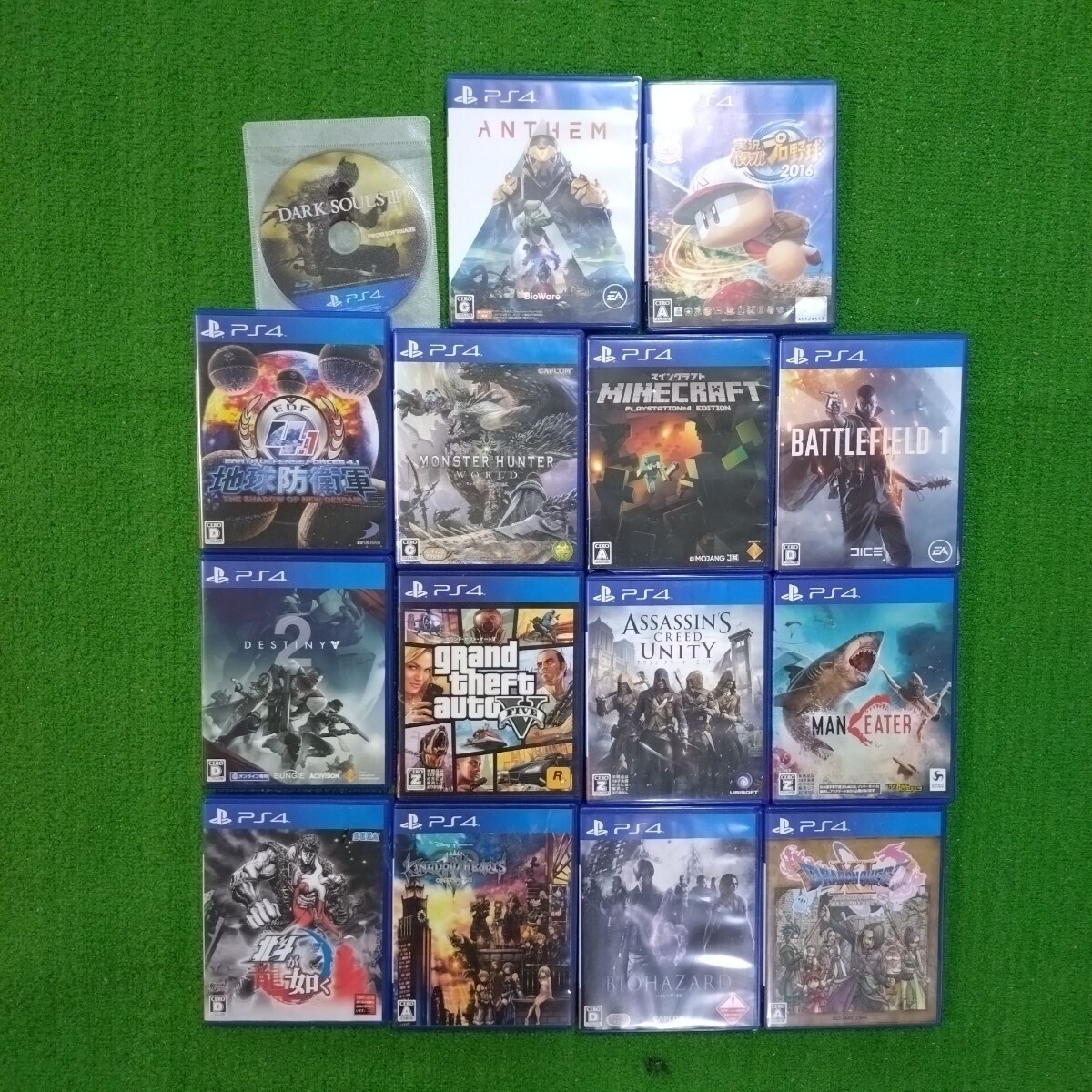 PS4 PlayStation 4 soft 15шт.@ продажа комплектом Like the North Star KINGDOM HEARTS Vaio риск Monstar Hunter world BattleField DESTINY