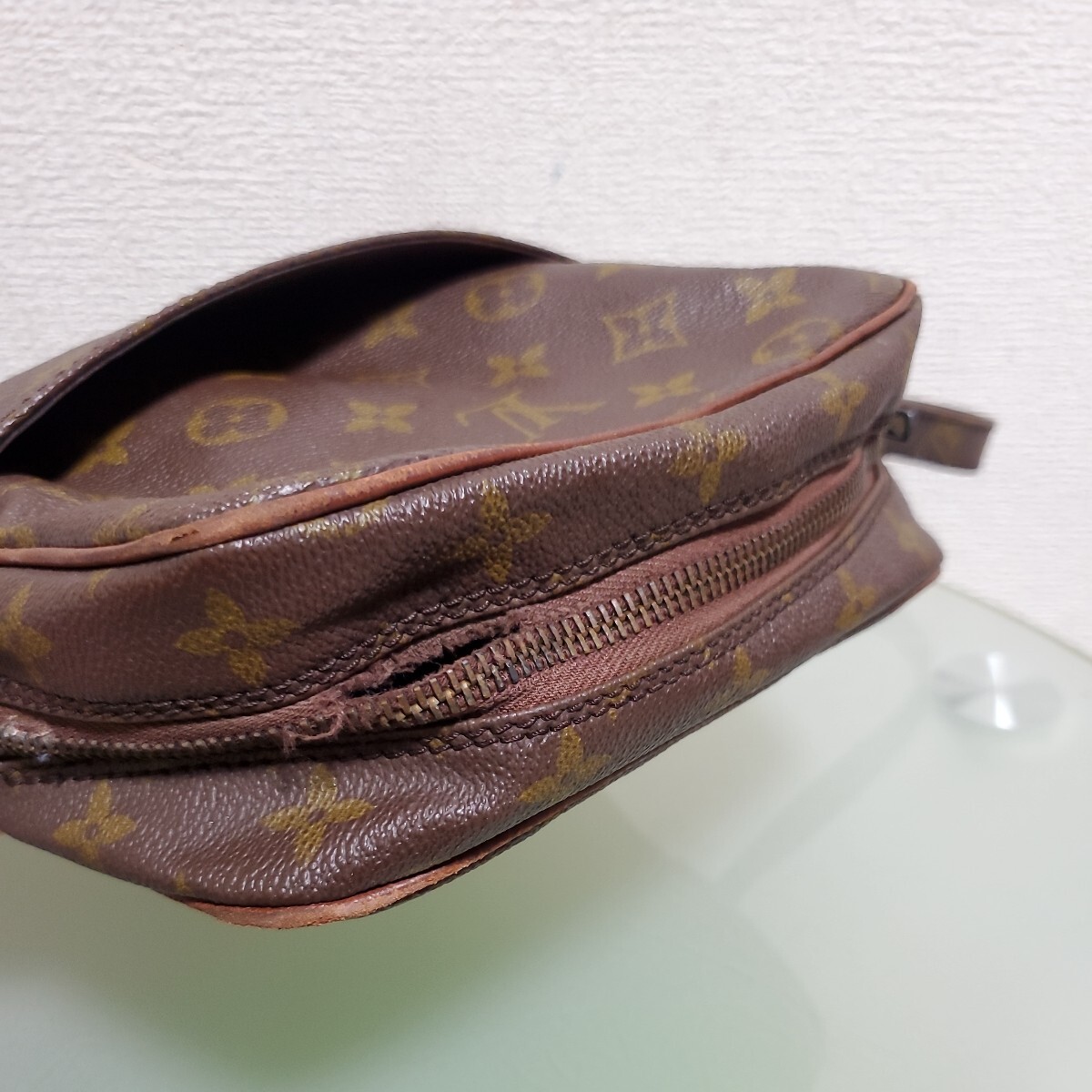 LOUIS VUITTON ルイヴィトン プチマルソー ショルダーバッグ モノグラム ブラウン 正規品 高級 ヴィンテージの画像8