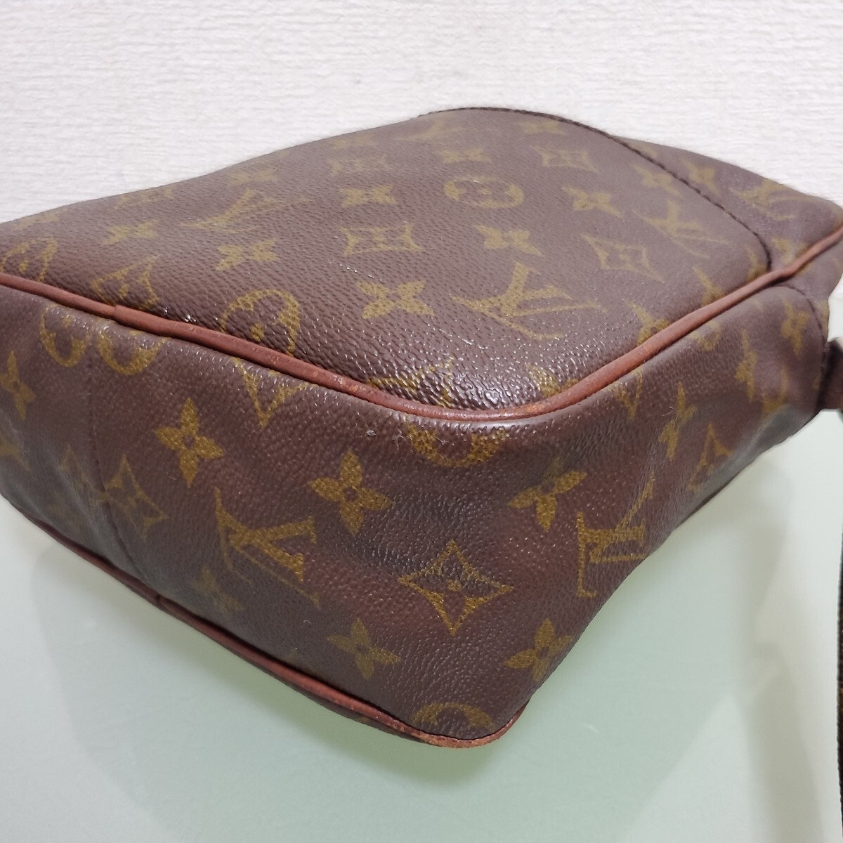 LOUIS VUITTON ルイヴィトン プチマルソー ショルダーバッグ モノグラム ブラウン 正規品 高級 ヴィンテージの画像6