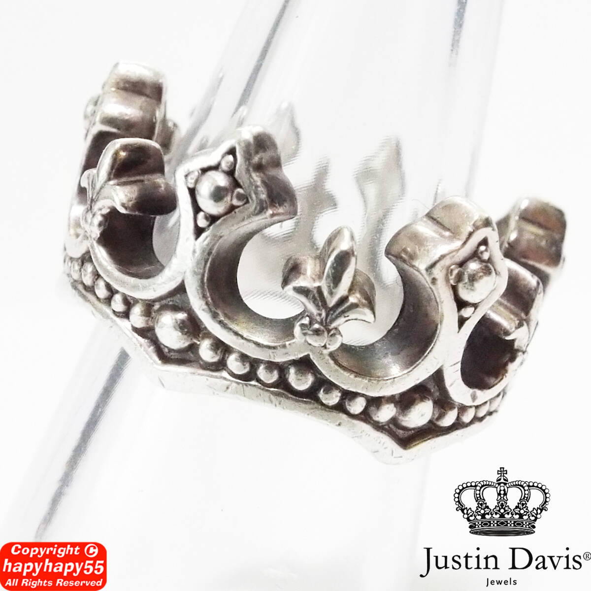  regular price 3.3 ten thousand #JUSTIN DAVIS PALACE CROWN ring 13 number * Crown .. ring silver 925 Vivienne westwood Vivienne Westwood 