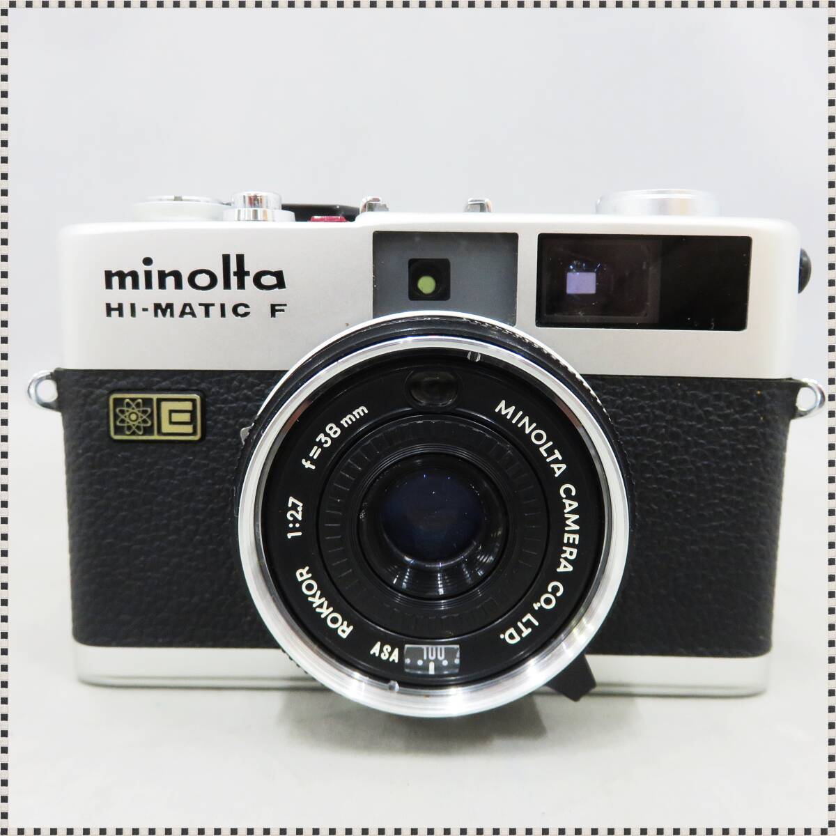 【 ジャンク 】 ミノルタ minolta Hi-MATIC F ROKKOR f/2.7 38mm コンパクトフィルムカメラ MINOLTA HA040508の画像2