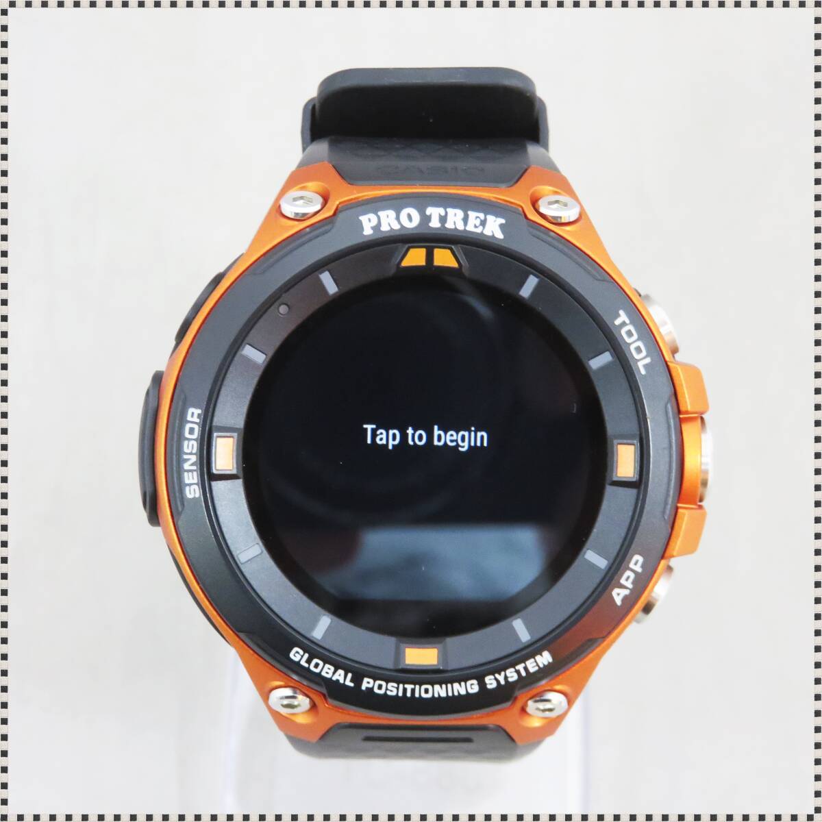 【 美品 】 カシオ PROTREK Smart WSD-F20 RG スマートアウトドアウォッチ GPS搭載 動作確認済 付属品完備 CASIO HA041512の画像2