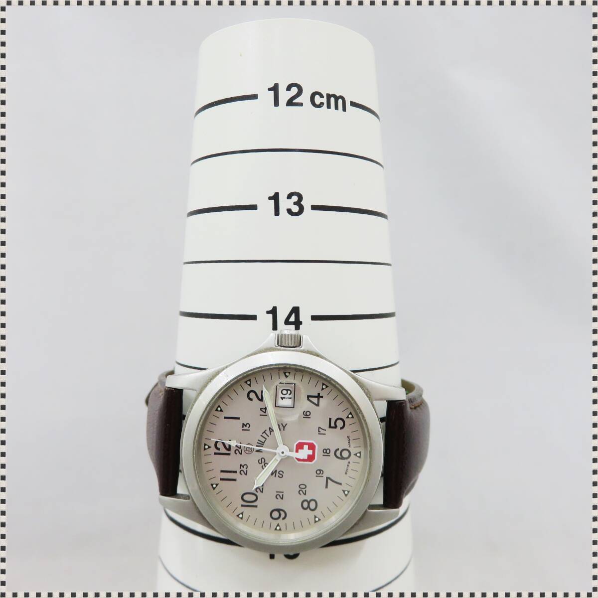 スイスミリタリー クォーツ 腕時計 6-413 稼働品 SWISS MILITARY HA042201の画像7