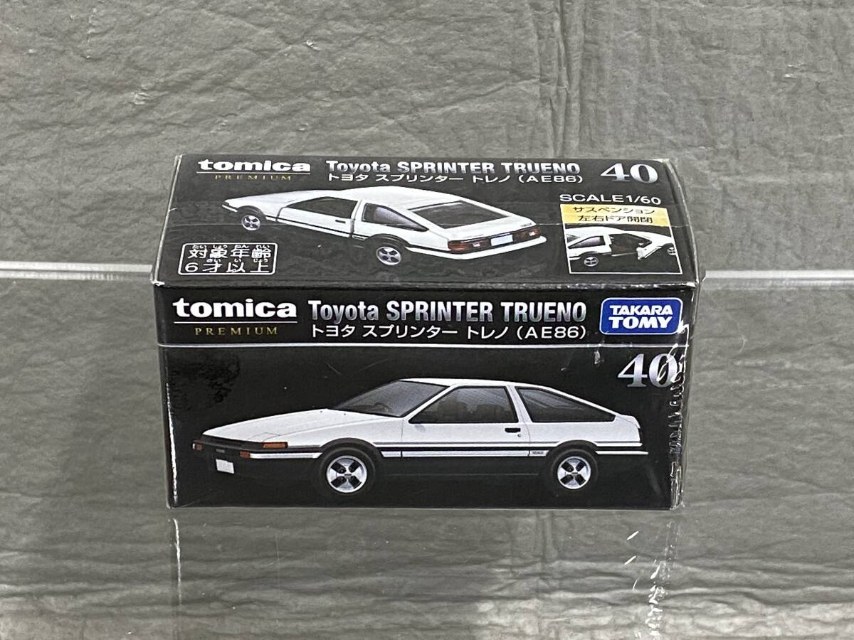 ▽△ トミカ プレミアム トヨタ スプリンター トレノ AE86 新品未開封 旧車の画像2