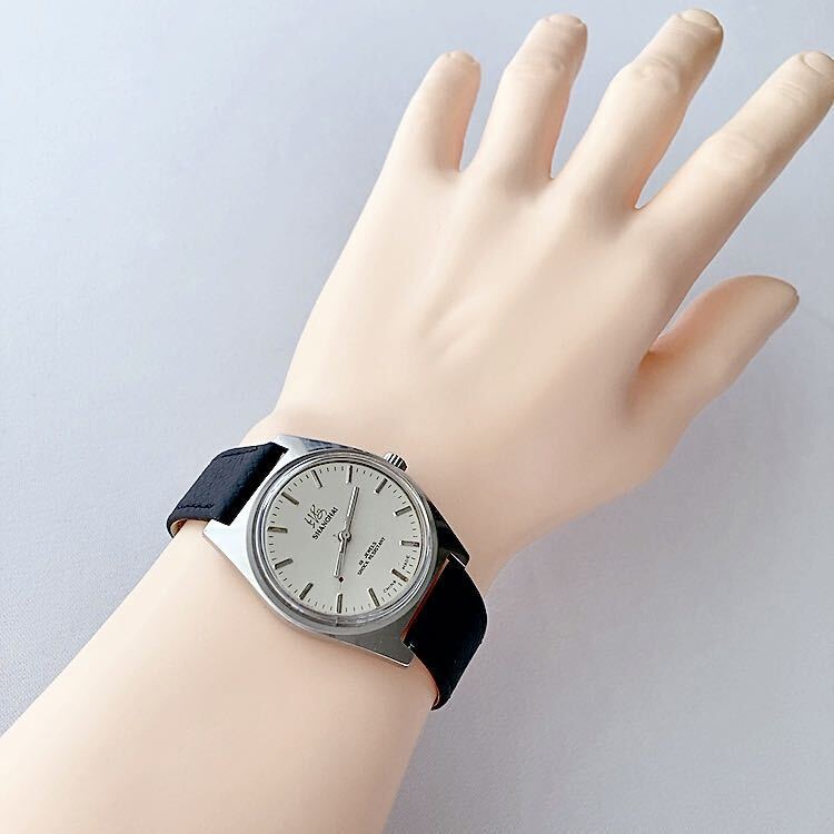 SHANGHAI 上海 19石 メンズ手巻き腕時計 稼動品 ベルト未使用 ②の画像2