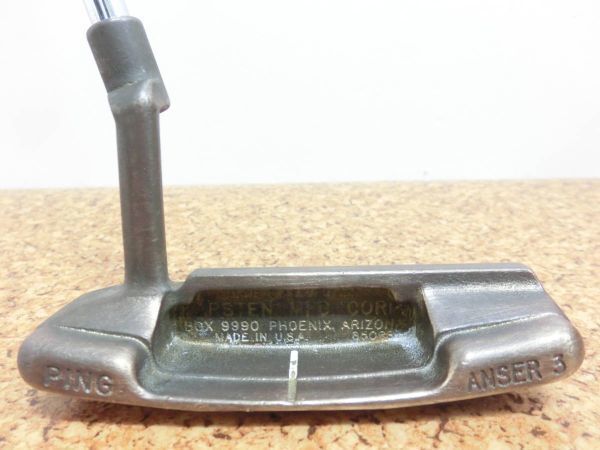 ♪PING ピン ANSER 3 アンサー 3 KARSTEN MFG CORP 85068 パター 34インチ 純正スチールシャフト 中古品♪T0801_画像3