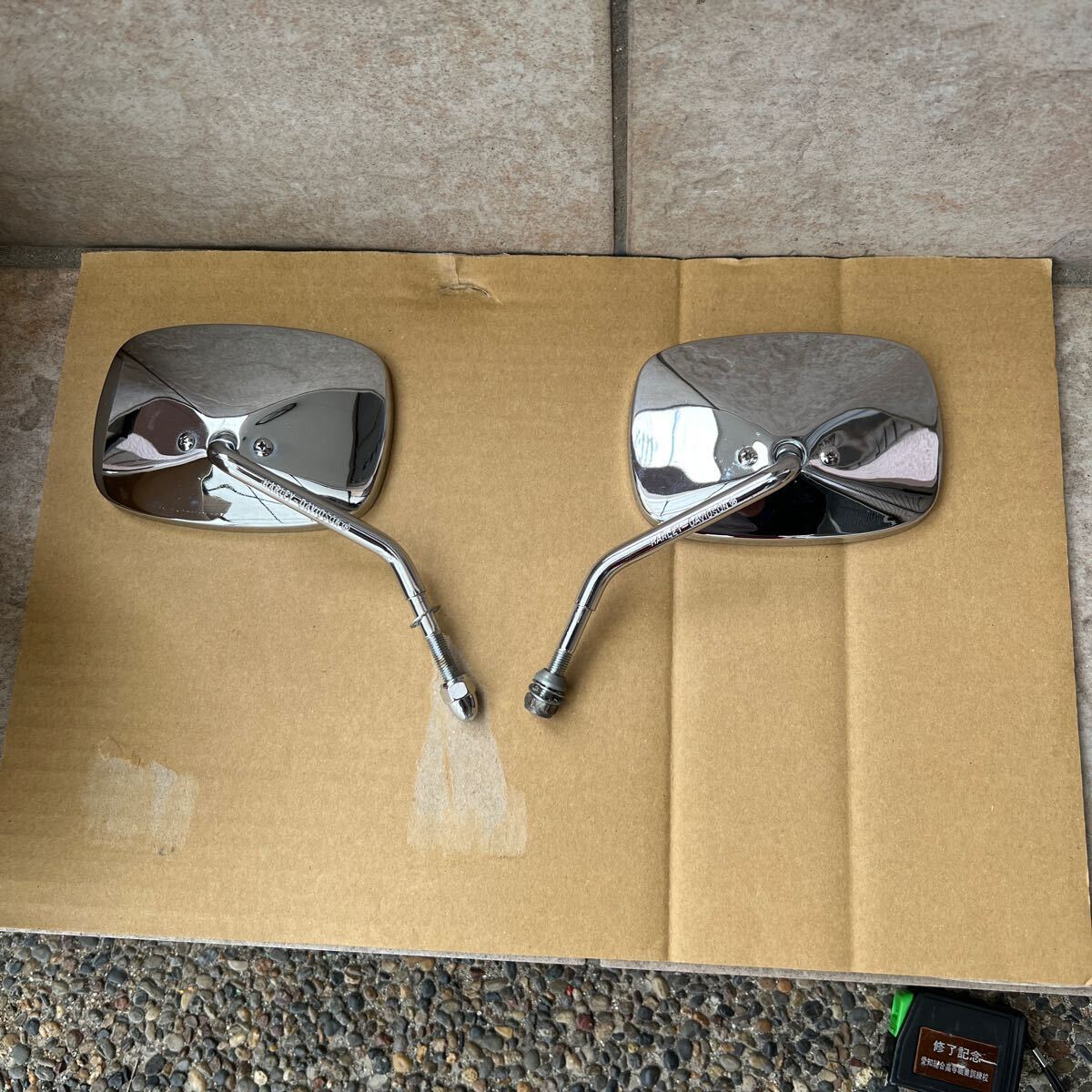  Harley original mirror left right set 