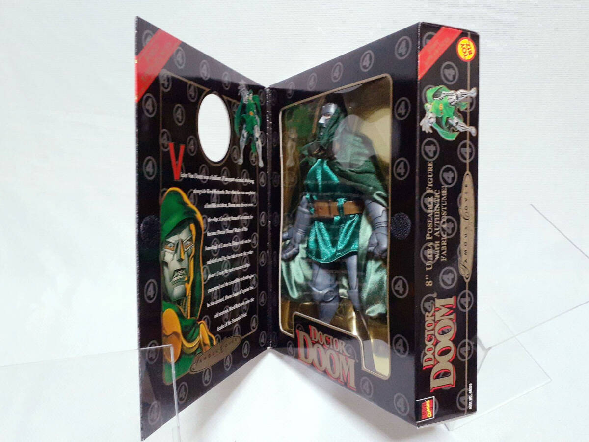 トイビズ 1998年 8″ドクタードゥーム ドール風アクションフィギュア DOCTOR DOOM マーベル FAMOUS COVER TOYBIZ ファンタスティックフォーの画像2