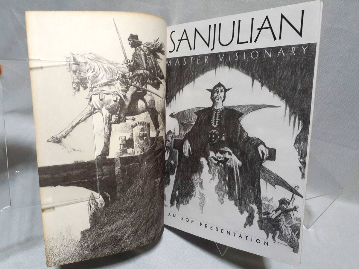  foreign book SANJULIAN MASTER VISIONARY Saint-Julien book of paintings in print 2001 year / search Van pirelaVAMPIRELLA American Comics SF fantasy .. art Western films illustration 