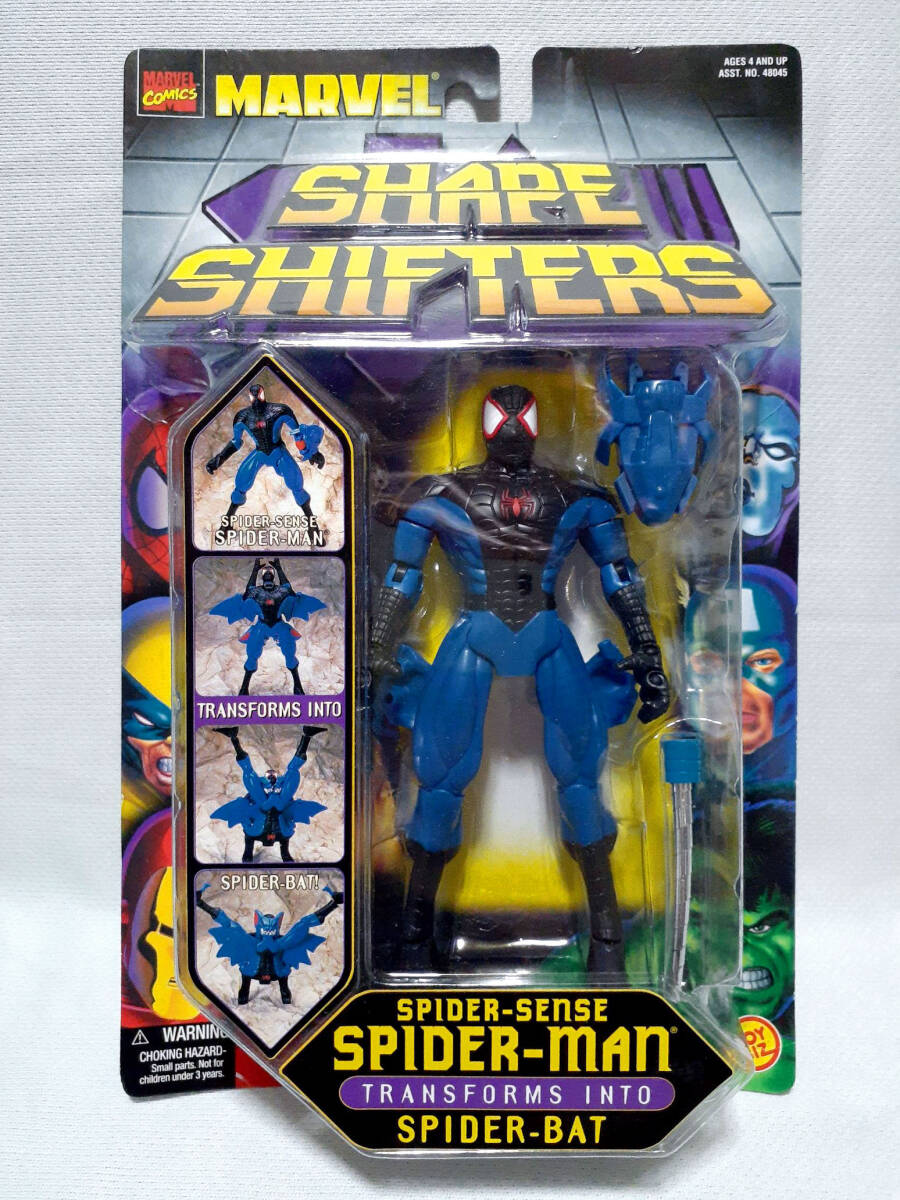  toy biz1999 year Shape sifter z Spider sense Spider-Man SPIDER-MAN SHAPE SHIFTERS TOYBIZma- bell Transformer 
