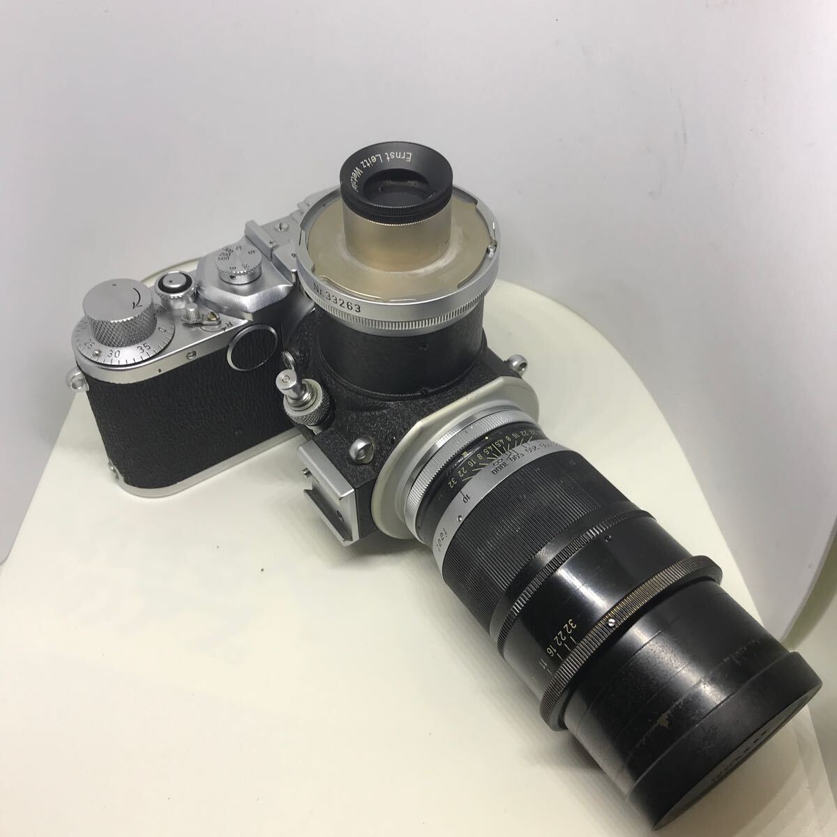 バルナックライカ　Leica　ヒゾフレックス用マグニファイヤーLWHOO　元箱付_画像7