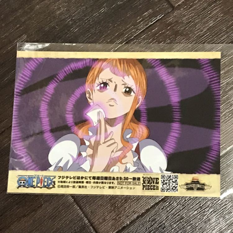 ONE PIECE 麦わらストア 限定 特典 ホールケーキアイランド編 ストーリーブロマイド / ワンピース 非売品 ナミ_画像1