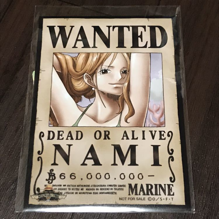 ヤフオク 麦わらストア One Piece ナミ 手配書 ブロマイド