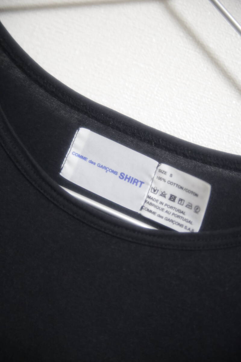 COMME des GARCNONS SHIRT Sunspel製 半袖Tシャツ サイズS コムデギャルソンシャツ サンスペル 古着屋hikari_画像3