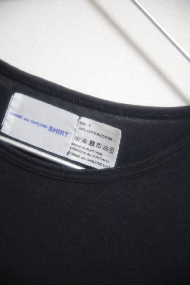 COMME des GARCNONS SHIRT Sunspel製 半袖Tシャツ サイズS コムデギャルソンシャツ サンスペル 古着屋hikari_画像4
