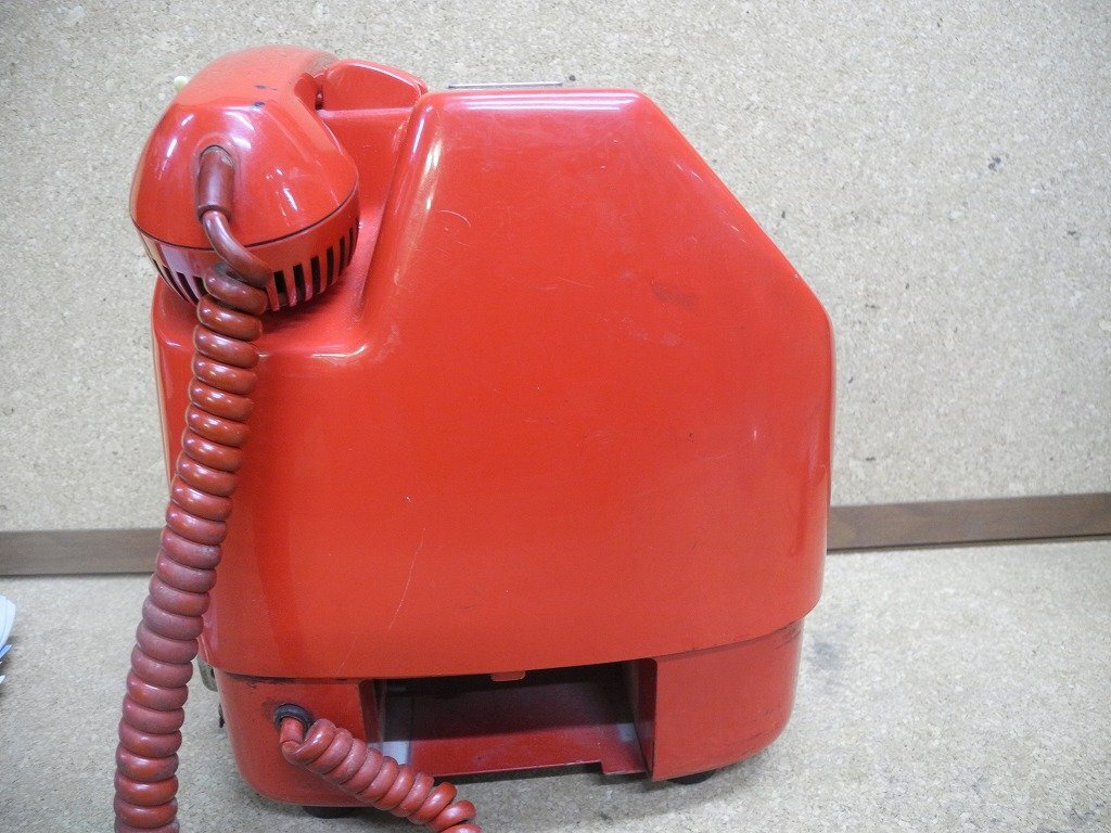 赤電話 671-A2N電話機 1975 田村電機製作所1975／公衆電話・貯金箱・修理用・部品取り (^41XD17Cの画像9