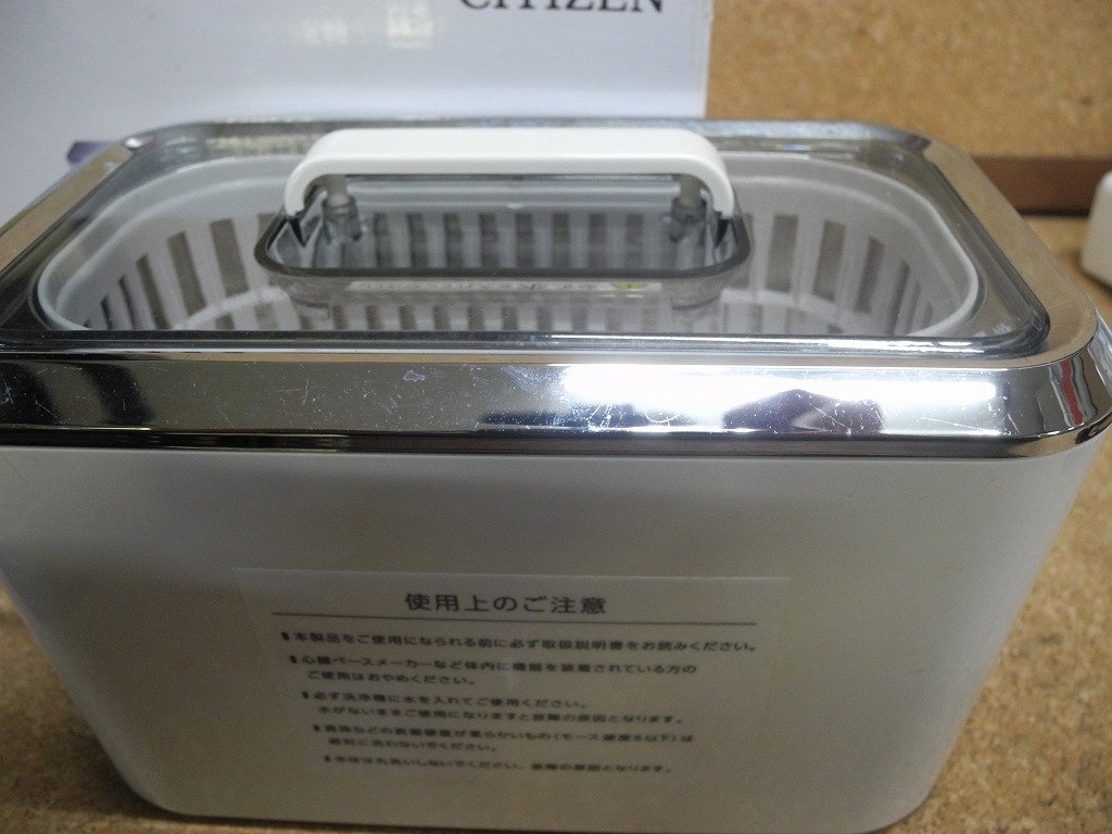  Citizen ultrasound washing vessel SWT710| use home use glasses * precious metal * toothbrush * artificial tooth * wristwatch metal band etc. (^00XE12D