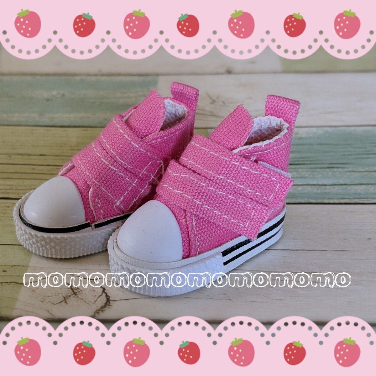 ■在庫1■20cm KPOP DOLL 韓国 ぬいぐるみ 人形 ドール スニーカー 靴 くつ シューズ マジックテープ ピンク