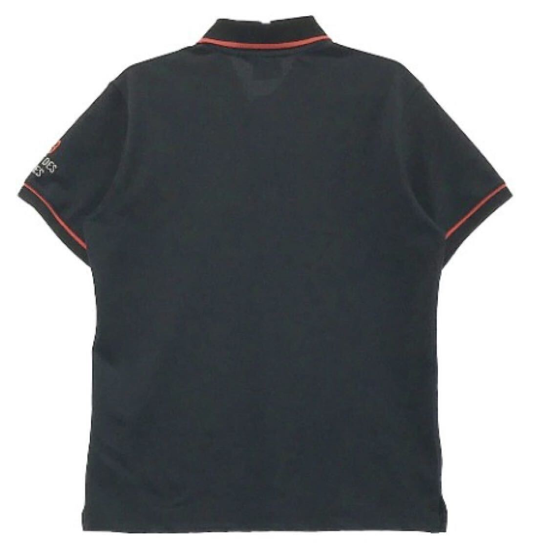 LE COQ GOLF ルコックゴルフ 半袖ポロシャツ ブラック系 Lの画像3