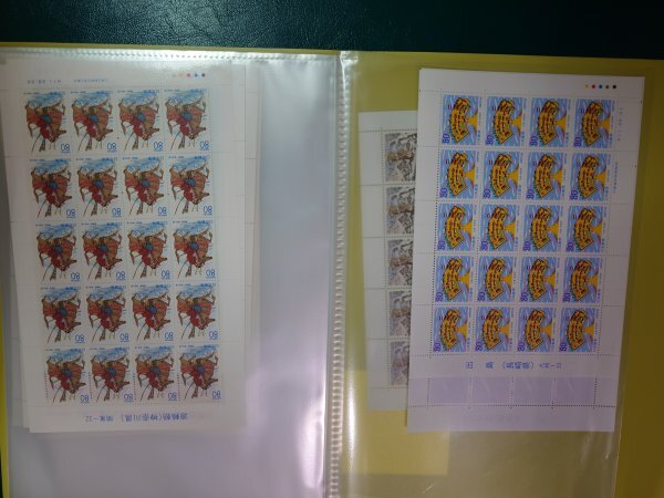  бесплатная доставка! марки Furusato 50 иен 80 иен 400 листов красивый. ⑬