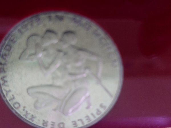送料無料！ ミュンヘンオリンピック 記念銀貨 10マルク 5点セットの画像2