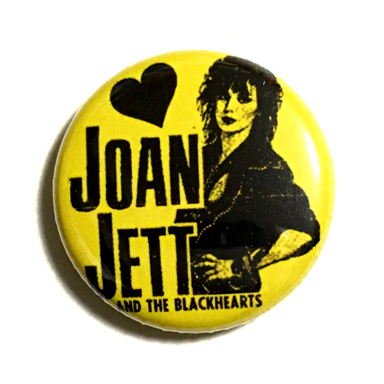 25mm 缶バッジ Joan Jett &the Blackhearts ジョーンジェット &ザ・ブラックハーツ Runaways_画像1