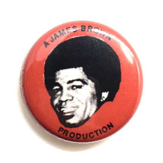 25mm 缶バッジ James Brown Production ジェームスブラウン Funk Soul_画像1