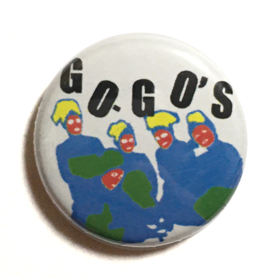 25mm 缶バッジ Go-Go's Beauty And The Beat ゴーゴーズ VACATION MTV Power Pop Punk_画像1