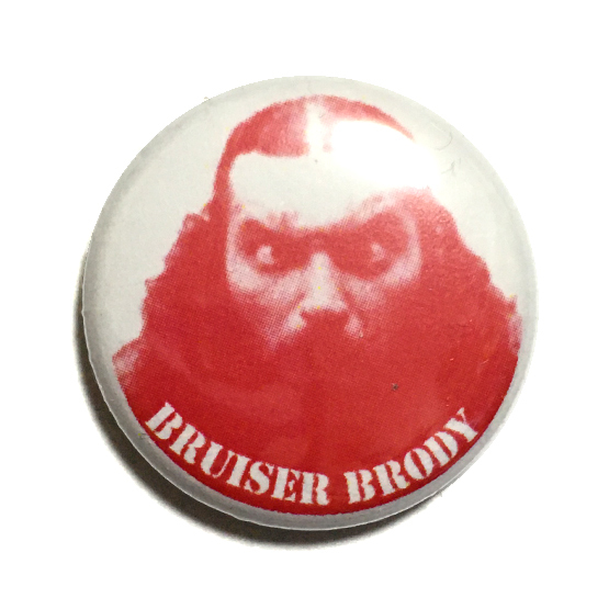 25mm 缶バッジ Bruiser Brody ブルーザーブロディ 全日本プロレス 新日本 WWF_画像1