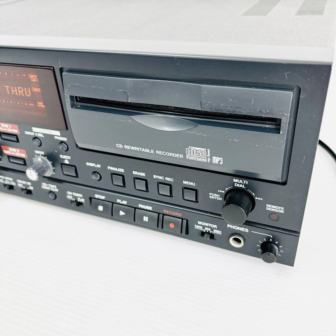 TASCAM CC-222SL CDレコーダー カセットコンビネーションデッキ タスカム リモコン 取説 説明書 業務用 カセットデッキ CDデッキ_画像3