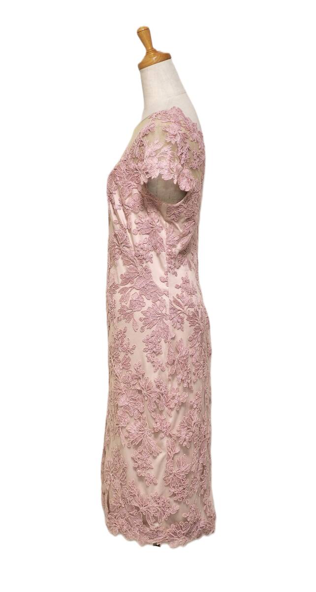 TADASHI SHOJI　タダシショージ　PINK & BEIGE　ワンピース　「６ 」/ １１号程度