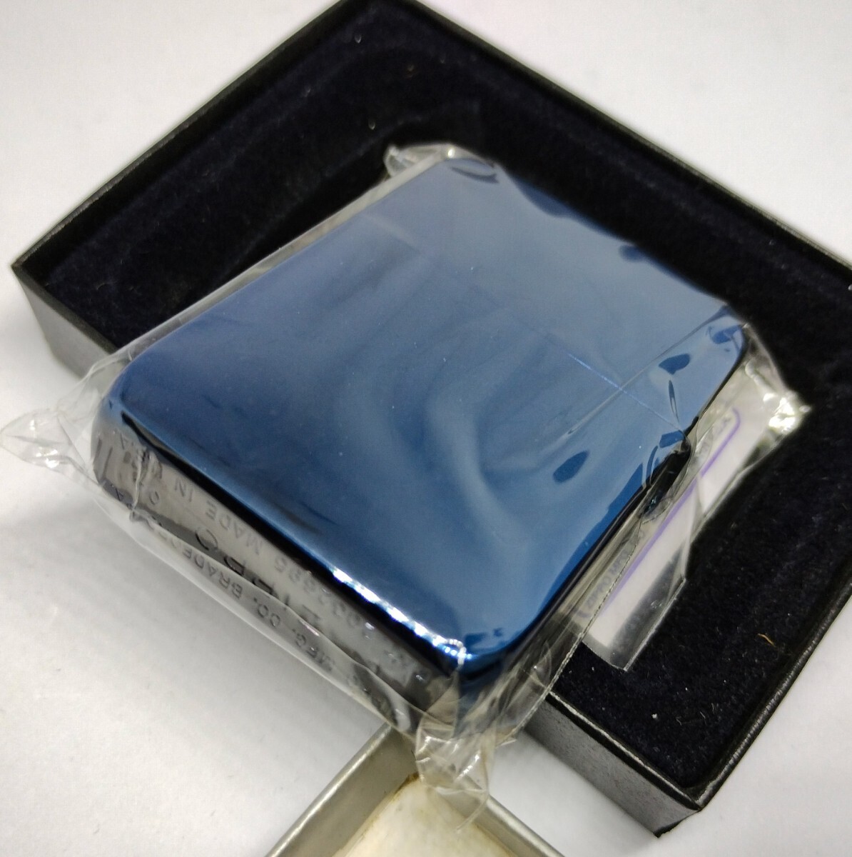 新品 ZIPPO 1941レプリカ 2004年 ブルーブラック チタニウムコーティングの画像3