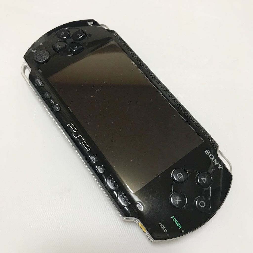 PSP PlayStation Portable 動作品 SONY 本体 ソフト ACアダプター メモリースティック 4GB まとめ売り PSP-1000 ブラック FINAL FANTASYの画像2