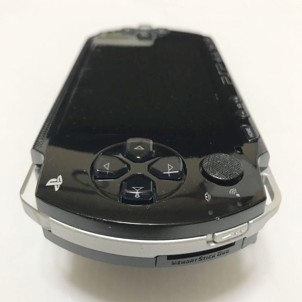 PSP PlayStation Portable 動作品 SONY 本体 ソフト ACアダプター メモリースティック 4GB まとめ売り PSP-1000 ブラック FINAL FANTASYの画像5