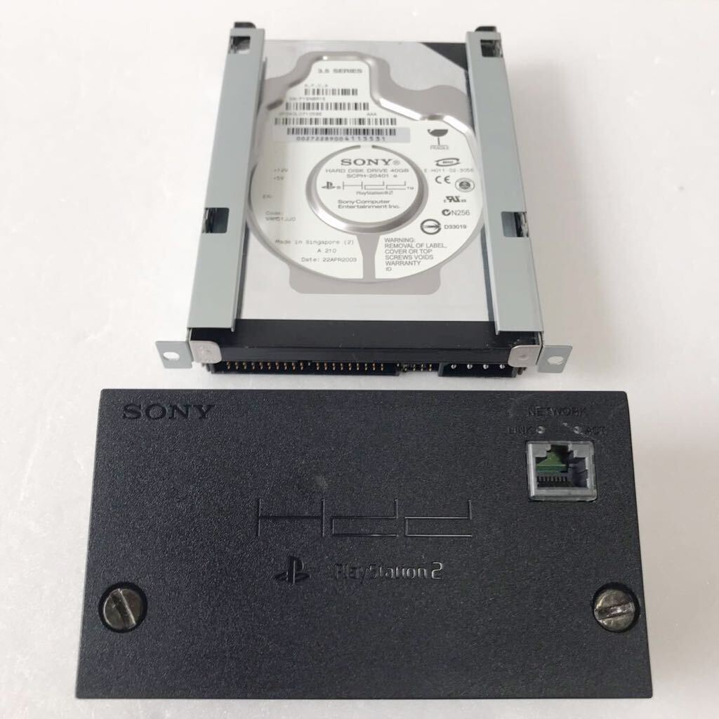 HDD PlayStation2 BB Unit まとめ売り EXPANSION BAYタイプ HDD 40GB SCPH-20401 NETWORK ADAPTOR SCPH-10350 BBユニット SONY 純正品の画像2